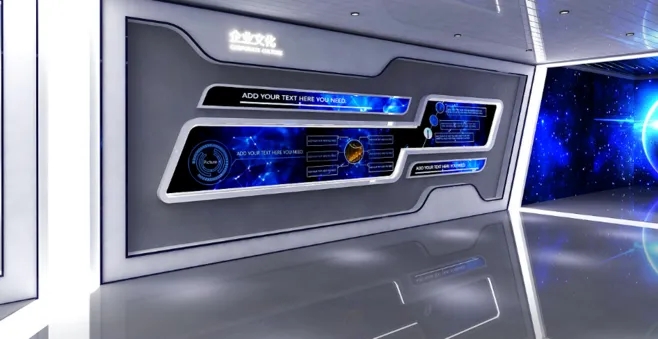 展廳互動滑軌屏都展示什么內(nèi)容？