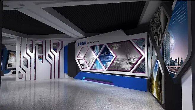 展廳設(shè)計(jì) ，展廳 ，鑫時(shí)空