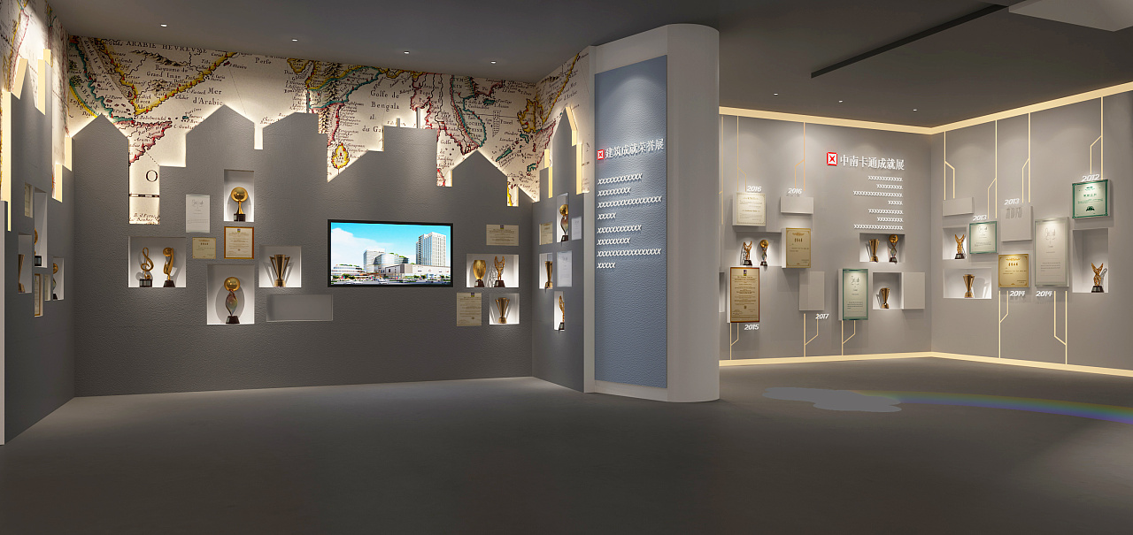 展廳設(shè)計(jì) ，展廳 ，鑫時(shí)空